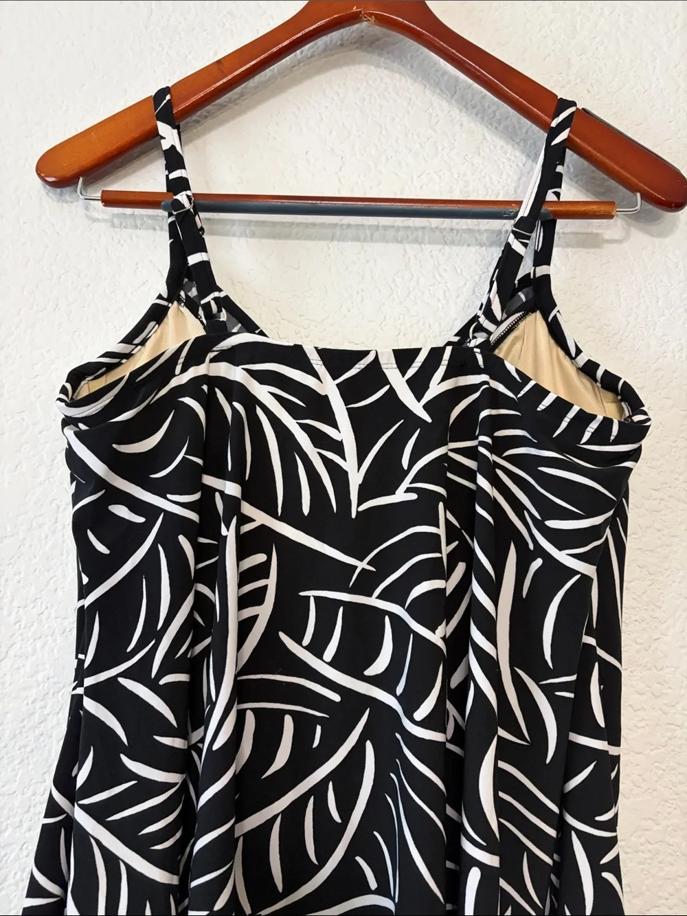 Miraclesuit Leaf Knot Tankini Swim Top